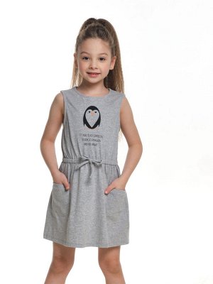 Платье (98-122см) UD 6433(2)серый