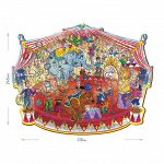 Фигурный деревянный пазл «FUN ART collection» Цирк