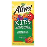 Nature&#039;s Way, Alive! Kid&#039;s Chewable Complete Multivitamin, Orange + Berry Fruit, 120 Chewable Tablets