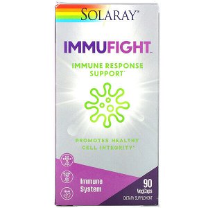 Solaray, ImmuFight, поддержка иммунного ответа, 90 растительных кап