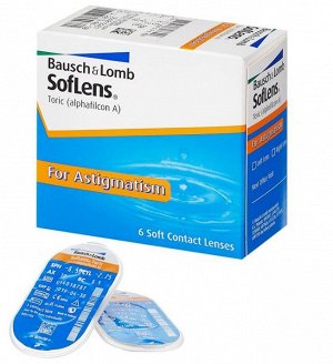 1-мес контактные линзы B&L SofLens Toric 6 линз