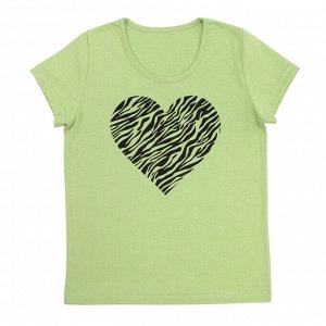 Футболка Милая футболка для девочек. Материал:  100% хлопок, кулирка Размеры:  30, 32, 34, 36
Цвет - Светло-зеленый