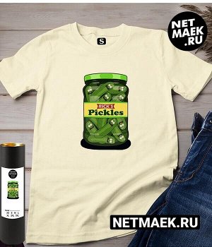 Футболка Ricks Pickles, цвет бежевый
