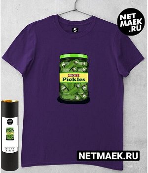 Футболка Ricks Pickles DARK, цвет фиолетовый