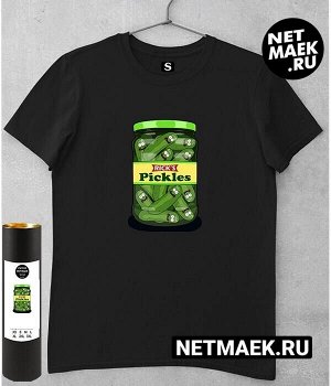 Футболка Ricks Pickles DARK, цвет черный