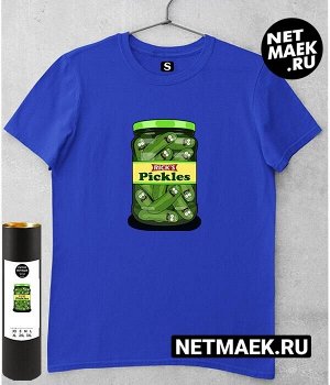 Футболка Ricks Pickles DARK, цвет синий