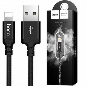 Кабель HOCO USB на Lightning “X14 Times speed” 1M зарядка и передача данных