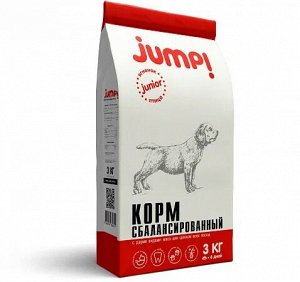 Корм для собак Jump Junior 3 кг *4