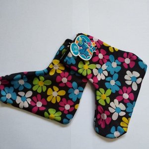 Цветные носки - лодочки цвет: разные цветочки