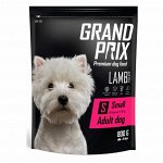 Сухой корм для взрослых собак мелких и миниатюрных пород GRAND PRIX Small Adult с ягненком 0.8 кг *1