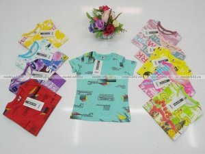 MUXSI KIDS футболки детские с НАДПИСЯМИ на девочек (5-8) - средние размеры
