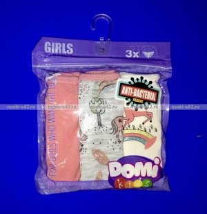 Детские трусы DOMI GIRLS Турция для девочек "Неделька - 3 шт." арт. 76500-117