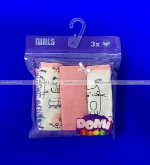 Детские трусы DOMI GIRLS Турция для девочек "Неделька - 3 шт." арт. 76500-132