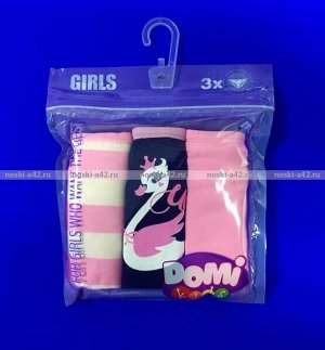 Детские трусы DOMI GIRLS Турция для девочек "Неделька - 3 шт." арт. 76500-138