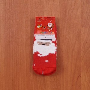 Носки теплые С Рождеством (размер 15-17) арт b225-5