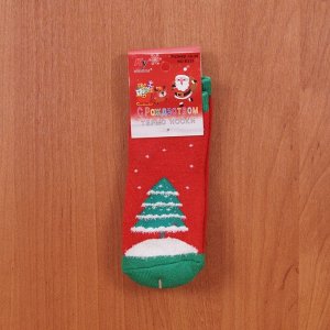 Носки теплые С Рождеством (размер 18-26) арт b225-6