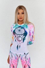 Рашгард Bona Fide: Rashguard Round Dream Catcher White