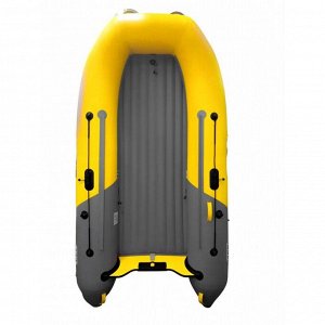 Надувная лодка Boatsman 300AS НДНД Sport, цвет графитовый/жёлтый