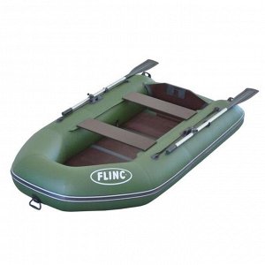 Надувная лодка FLINC FT260L, цвет оливковый