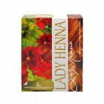 Краска для волос на основе Хны  Светло-Коричневая Lady Henna 60г