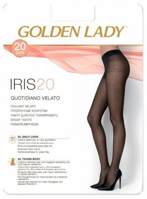 Golden Lady IRIS 20 Колготки женские классические с усиленными шортиками и укрепленным мыском