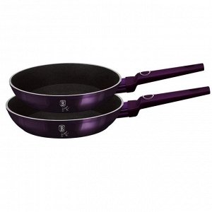 Набор посуды Berlinger Haus Purple Eclips Collection, 2 предметов: сковорода d=22, d=26 см