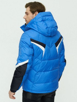 Куртка зимняя мужскаясинего цвета 9440S