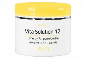[JIGOTT] Крем для лица ОСВЕТЛЕНИЕ Е Vita Solution 12 Synergy Ampoule Cream, 100 мл