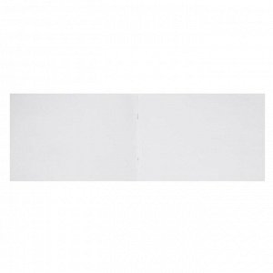 Альбом для рисования А4, 24 листа на скрепке "Футбольное поле", обложка мелованный картон, блок 100 г/м²