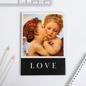 Ежедневник в тонкой обложке «LOVE ангелочки» А5, 80 листов