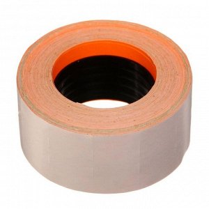 Этикет-лента 26 х 16 мм, прямоугольная, оранжевая, 800 этикеток