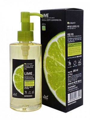 Гидрофильное масло с экстрактом лайма Facial Deep Cleansing Oil Lime, Ю.Корея, 200мл
