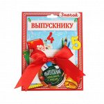 Значок с бантом &quot;Выпускник начальной школы&quot;, диам. 4,5