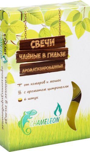 Репеллентная свеча  от комаров в ПОМЕЩЕНИИ- Chameleon