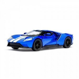 Машина металл. инерц. "Ford GT" 1:38 цв. синий ,12,5*5*2,5 см