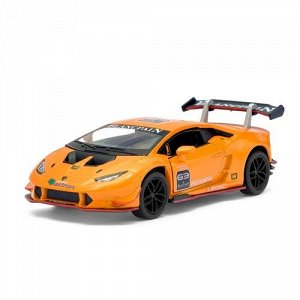 Машина металл. инерц. "Lambofghini Huracan LP620-2 Super Trofeo" 1:36 цв. оранжевый,12,5*5*3 см