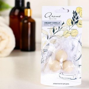 Аромамешочек для дома с шариками "Creamy vanilla", ваниль, кокос, черемуха