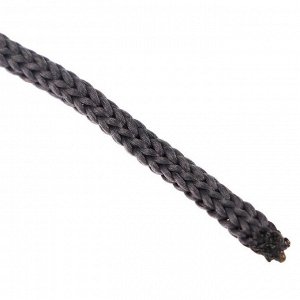 Шнур для рукоделия полиэфирный  4 мм, 50м/110гр (т. серый)