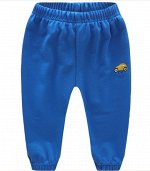 Спортивные брюки для мальчика, принт &quot;Автомобиль&quot;, цвет синий