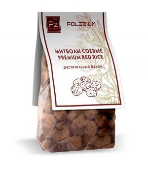 Соевое мясо "Митболы Premium Red Rice", 150г.