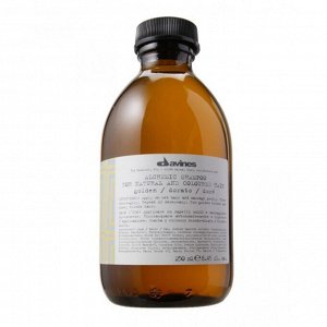 Davines alchemic shampoo for natural and coloured hair шампунь алхимик для натуральных и окрашенных волос золотой 280мл