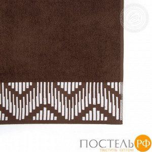 Бруно хлопок АРТ Дизайн полотенце 70*140 коричневый