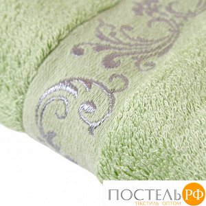 ШАНТАЛЬ 70*140 зеленое   полотенце махровое