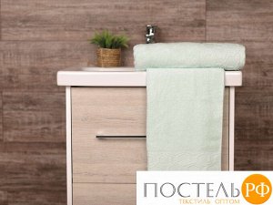 Z0000058/мятный Махровое полотенце 50x90 "MIRA", минт, 100% Хлопок