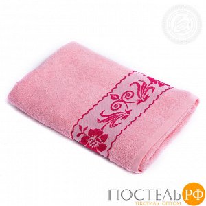 Прованс хлопок АРТ Дизайн полотенце 70*140 розовый