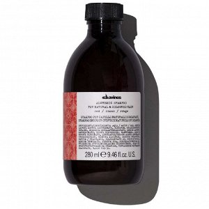 Davines alchemic shampoo for natural and coloured hair шампунь алхимик для натуральных и окрашенных волос красный 280мл