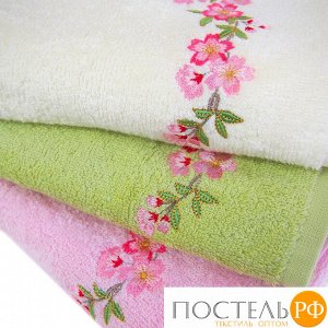 САКУРА 35*80 розовое полотенце махровое