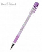 Ручка шариковая 0.5 мм &quot;MagicWrite.Сладкое настроение. Звездочки&quot; синяя 20-0240/26 Bruno Visconti {Китай}