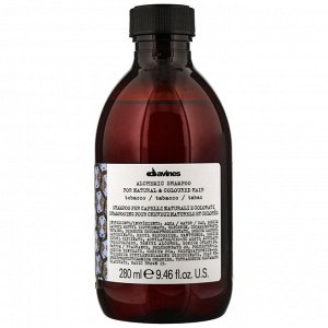 Davines alchemic shampoo for natural and coloured hair шампунь алхимик для натуральных и окрашенных волос табак 280мл