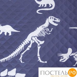 Набор "Этель" 1,5 сп Dinotime, покрывало 145х210 см, наволочка 40х60 см,  микрофибра 5479848